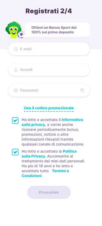 Nomini Registrierungsprozess auf dem Handy Nomini Registrierungsprozess auf dem Handy